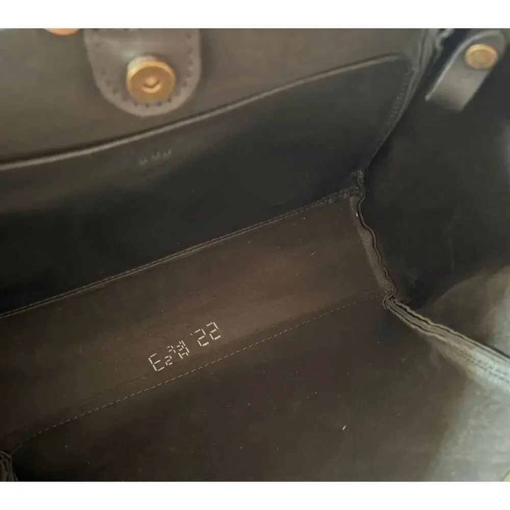 Portland Leather Goods Smooth Black Large Verona Almost Perfect BNNU